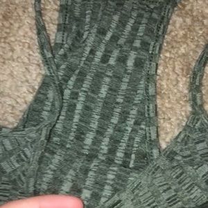 Green tank top xsmall fits small too